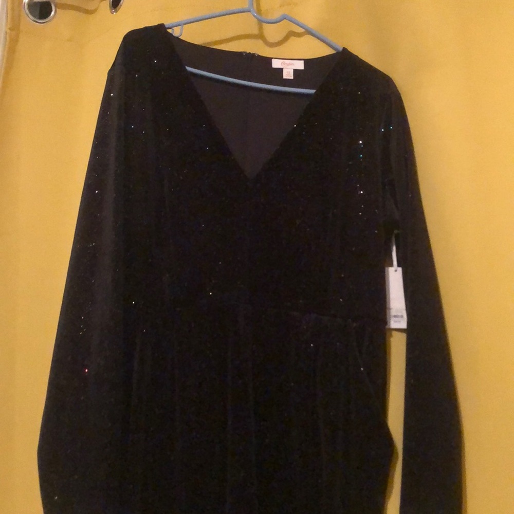 velvet long sleeve romper
